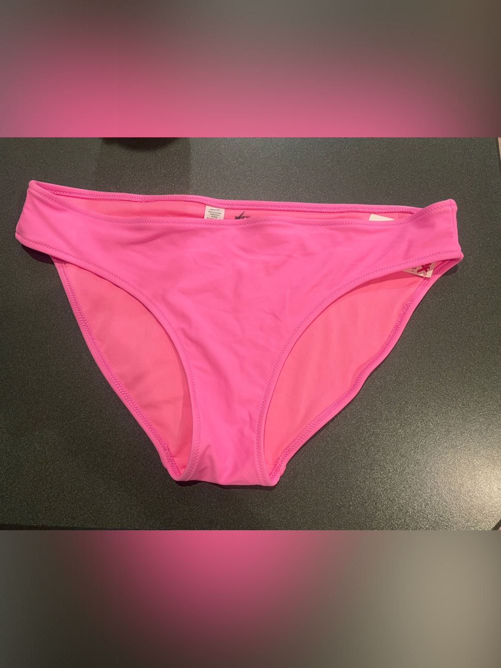 Women's High-Cut Pink Swim Bottom